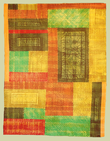 Image of quilt titled “Blocks” by Debi Harney